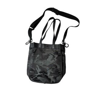 Lululemon Now And Always‎ Tote Crossbody Bag Black Camo